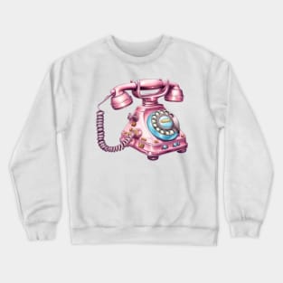 Pink Landline Crewneck Sweatshirt